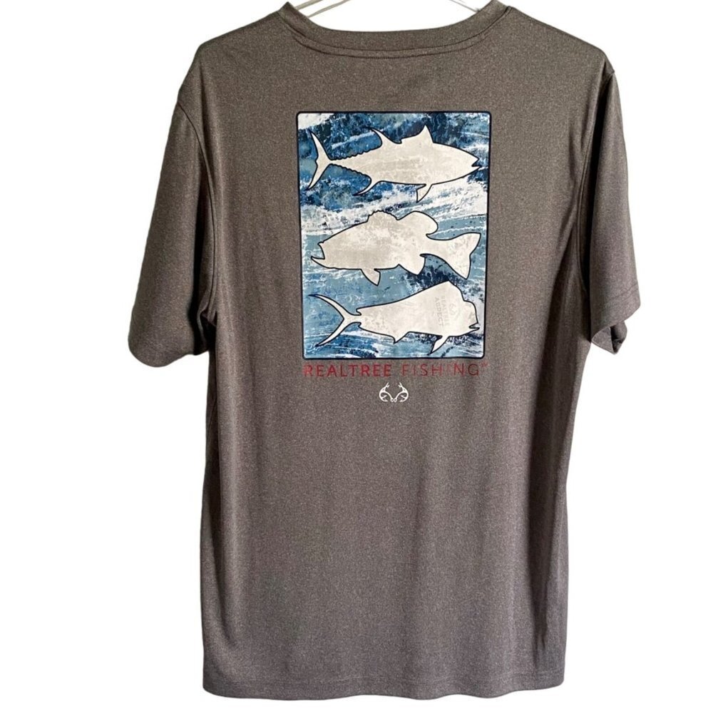 Realtree Short Sleeve Performance Fishing Shirt Men's Large